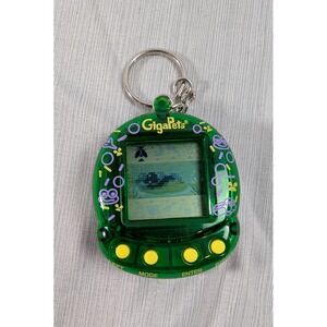 GigaPets Floppy Frog Virtual Pet Handheld Game Translucent Green 2018 - Works